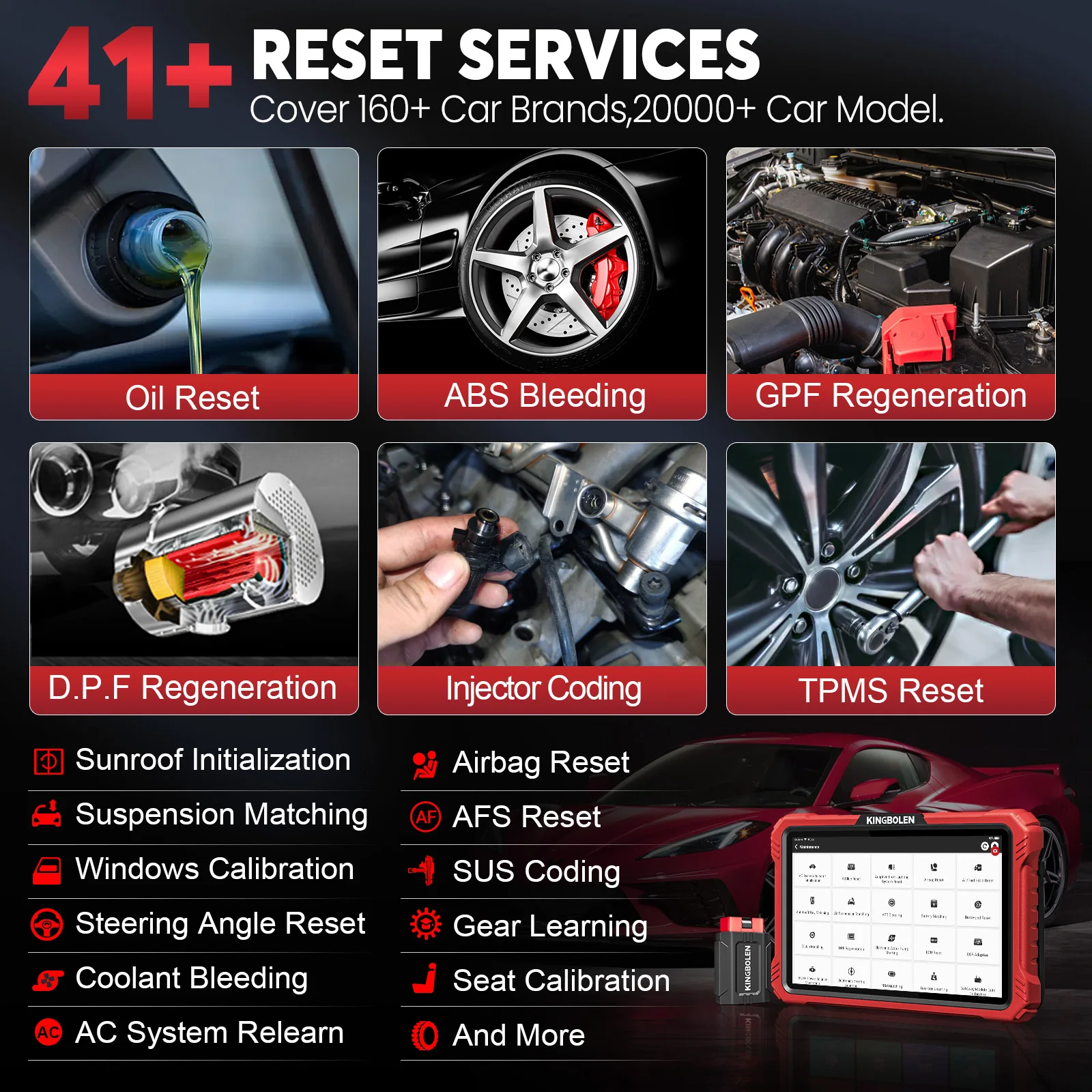 K10 Pro Full Systems Bidirectional Scanner Topology Map Car Scanner support 40+ Reset Service ECU Coding CANFD&DOIP
