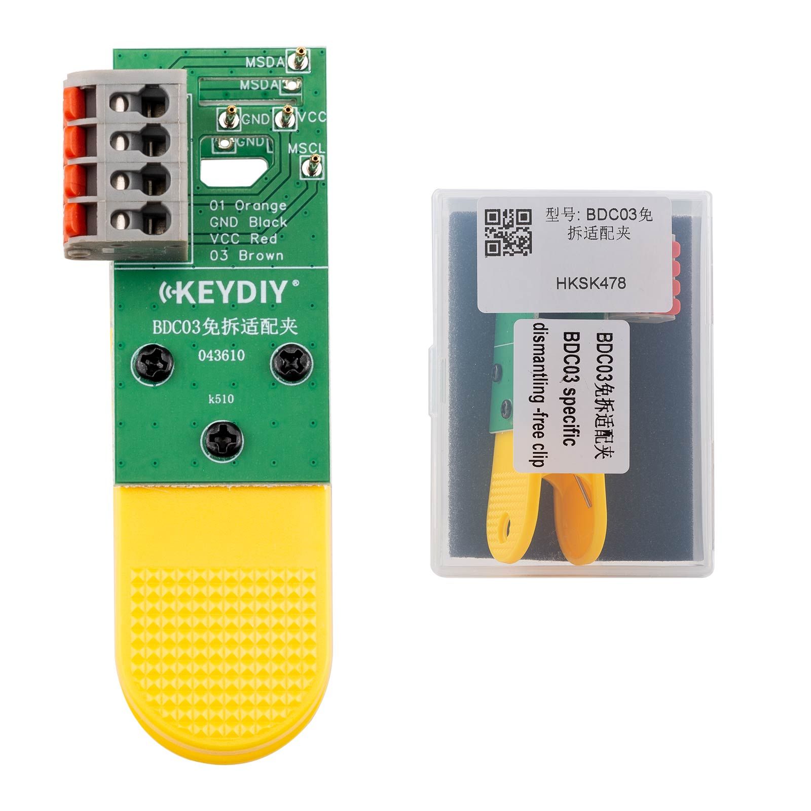 2025 New KEYDIY BDC03 Specific Dismantling-free Clip Work with KD-X4