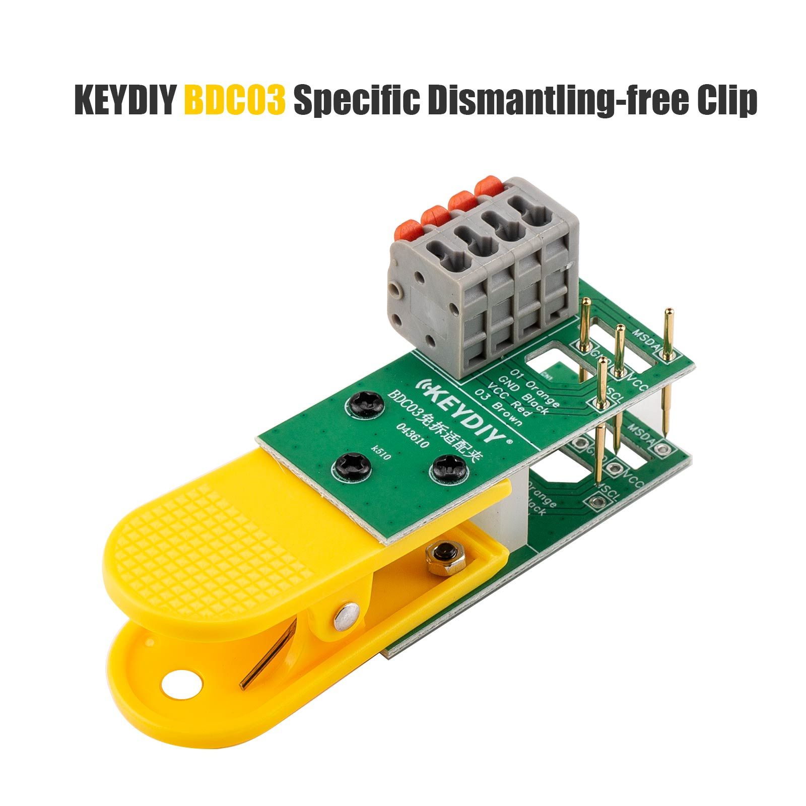 2025 New KEYDIY BDC03 Specific Dismantling-free Clip Work with KD-X4