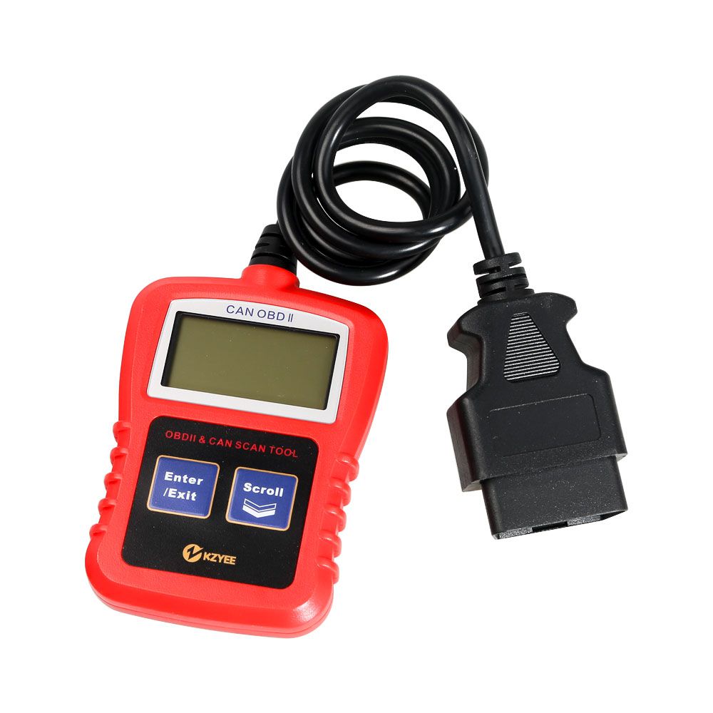 Kzyee kc10 OBD II & can Code Reader general Classic OBDII Automotive Code Reader Diagnosis Fault Diagnosis Diagnosis Machine verifica si la luz del motor es de 12v