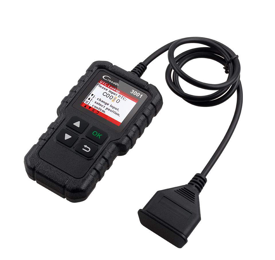 Lanzamiento del lector de código car x431 cr3001 OBD 2 compatible con OBDII / eobd completo lanzamiento del creador 3001 cr3001auto scanner PK ad310 nl100 elm327