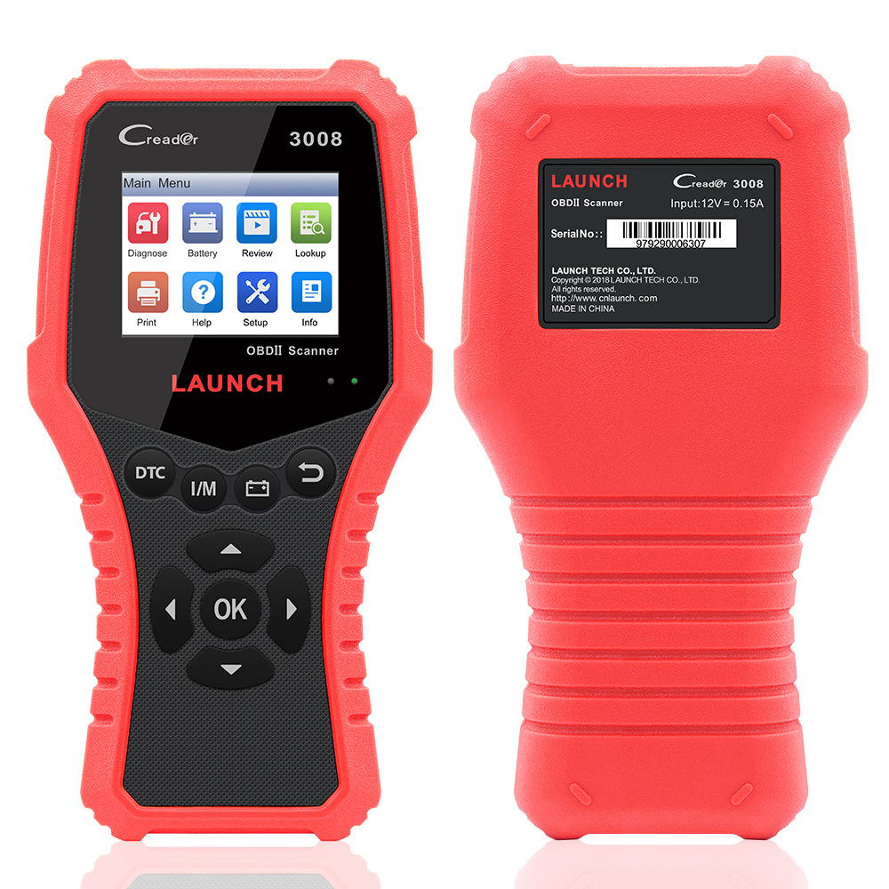 LAUNCH Creader 3008 Professional OBD2 Scanner Enhanced OBDII EOBD Diagnostic Code Reader