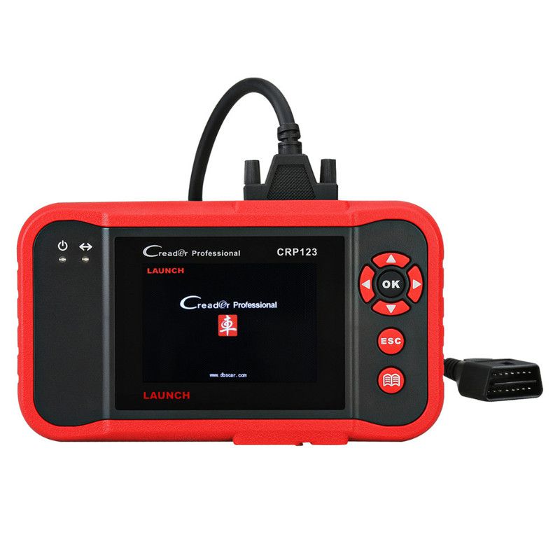 CRP123 온라인 업데이트 시작 X431 Creader CRP 123 ABS, SRS, 변속기 및 엔진 코드 리더기 Creader vii+OBD2 OBDII 스캐너