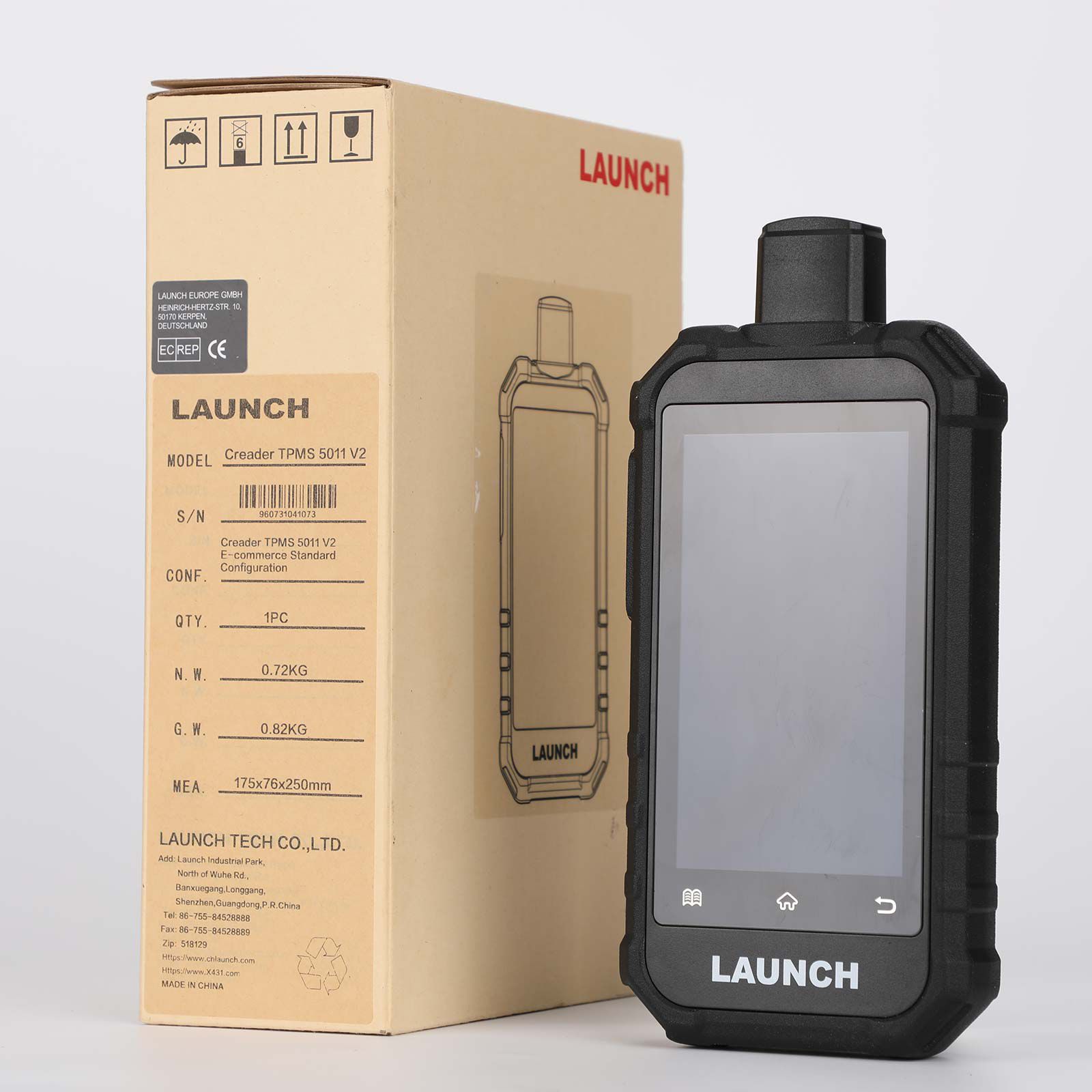 2025 LAUNCH Creader TPMS 5011 V2 TPMS Activation Diagnostic Tool WIFI Upgrade 12 Reset Functions Activate 315/433MHZ & 2.4Ghz Tire Pressure Sensors