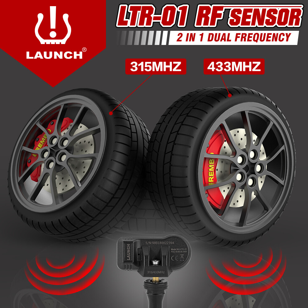 출시 LTR-01 RF 감지기 315MHz & 433MHz 2에서 1 TPMS 감지기 도구 프로그래밍 가능