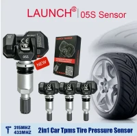 Launch LTR05S 2in1 TPMS Sensor 315MHZ 433MHZ Aluminum Valve TPMS Sensor Tire Repair Tool Tire Pressure Monitoring Sensor