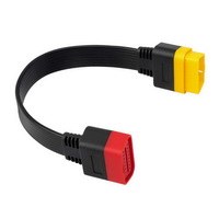 Activar el cable de extensionón OBD para el connector de expansionónx431 V/V+/Pro/Pro 3/easydiag 3.0/mdiag/Golo Main obd2，de 16 Pines macho a hembra活动电缆扩展OBD并联连接器