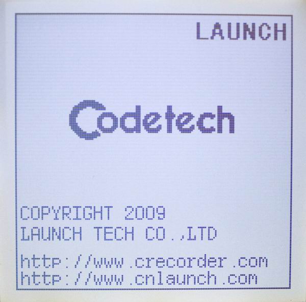 시작 X431 Codetech Pocket Code Scanner 화면 표시-1