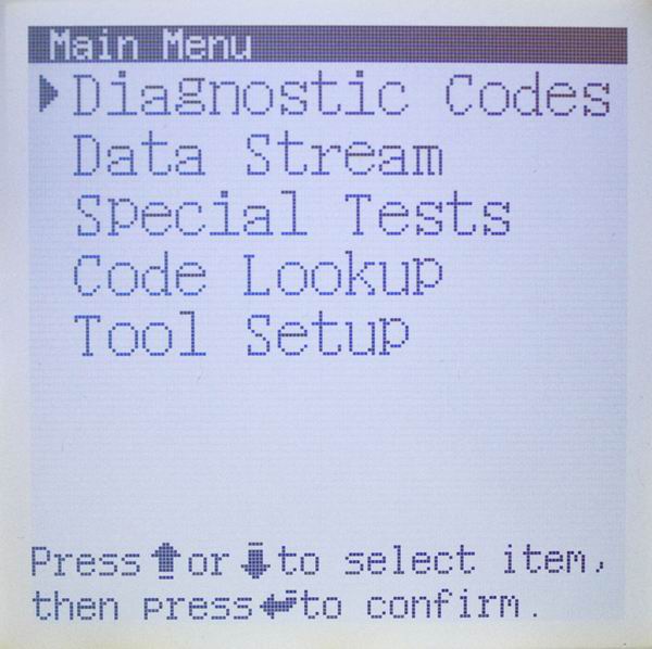 시작 X431 Codetech Pocket Code Scanner 화면 표시-2