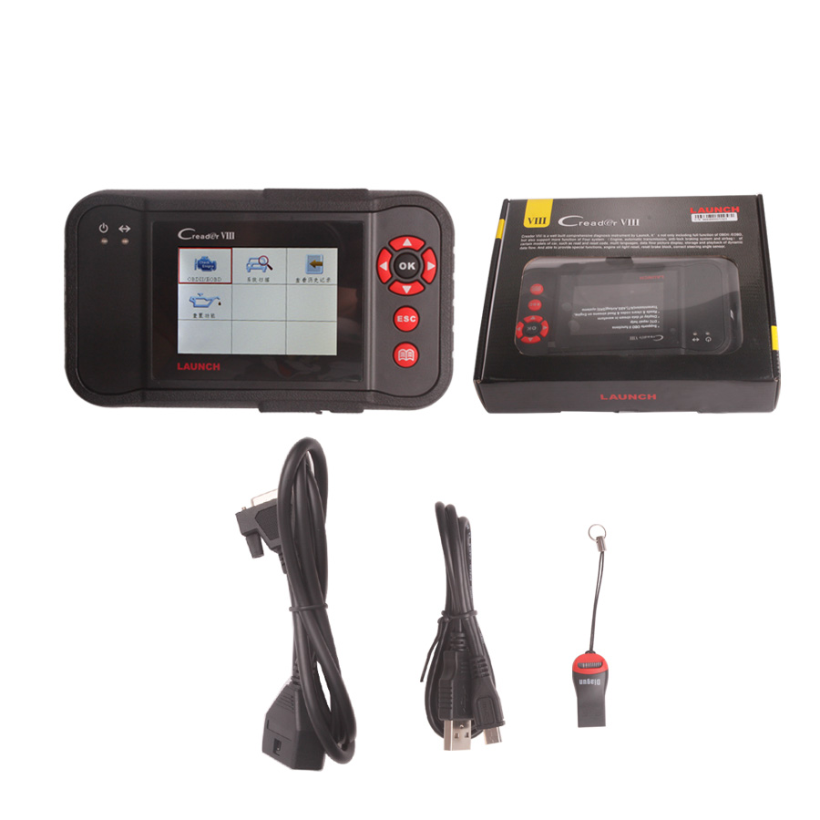 Launch Creader VIII reset the brake/oil/SAS light automotive scanner diagnostic tool for car code reader