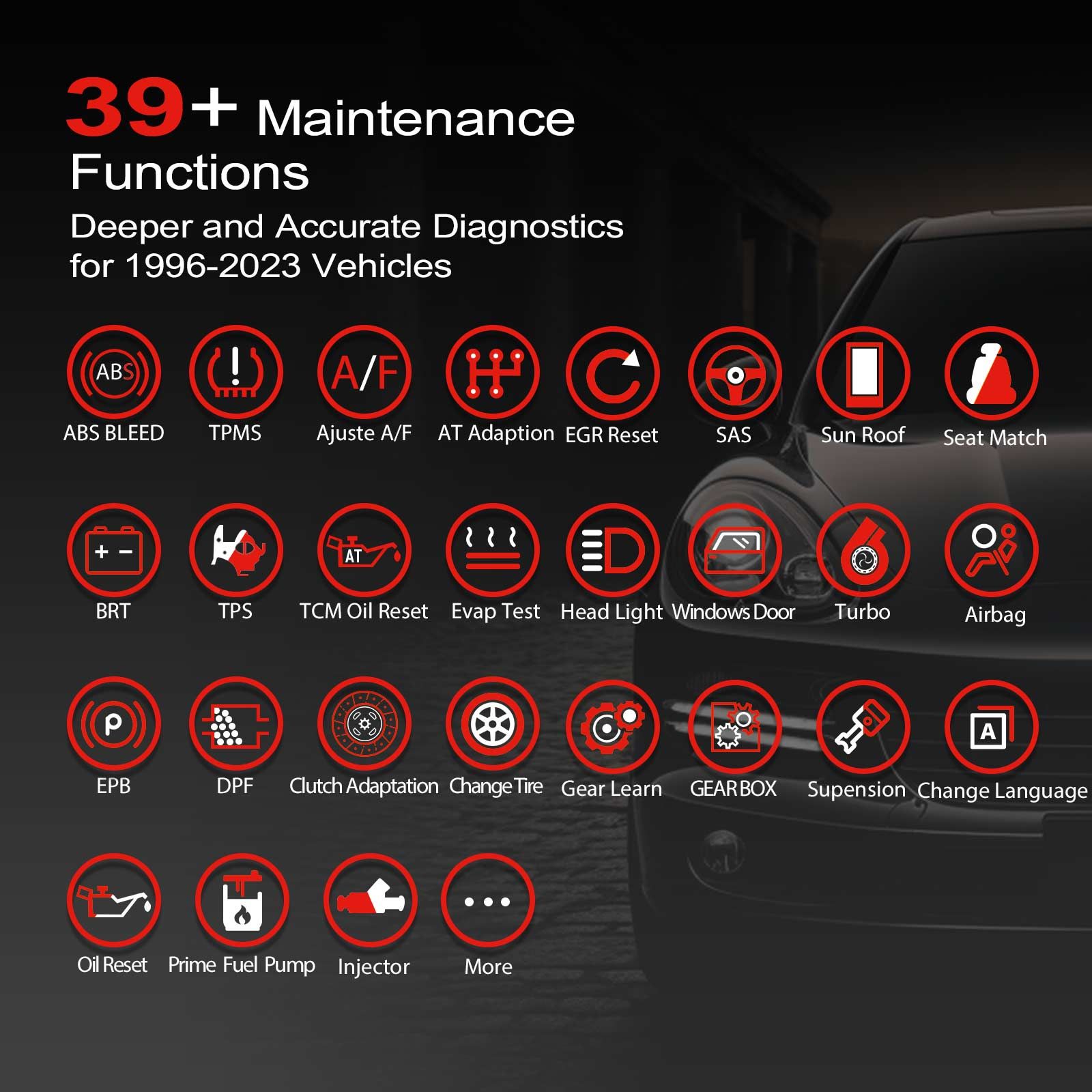 LAUNCH X431 IMMO PLUS Key Programmer with X-prog3 IMMO ECU Diagnostics 3-in-1 Supports ECU Coding, MQB RH850 BMW BDC2 Add Key
