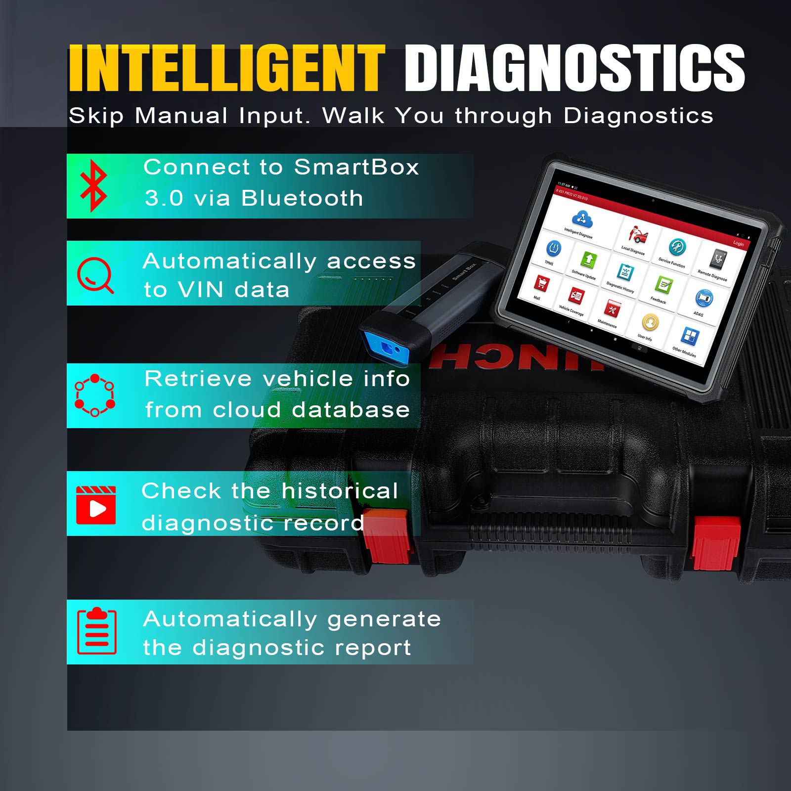 2025 New Launch X431 PRO5 PRO 5 Car Diagnostic Tool Full System Intelligent Scanner Support Online Programming for Mercedes and BMW