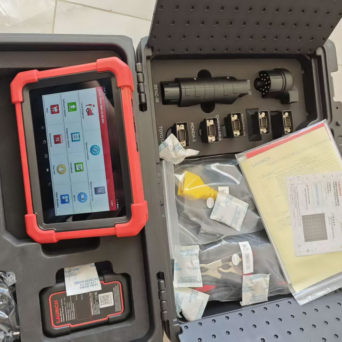 X431 ProS Mini Android Pad 다중 시스템 진단 및 서비스 도구 시작