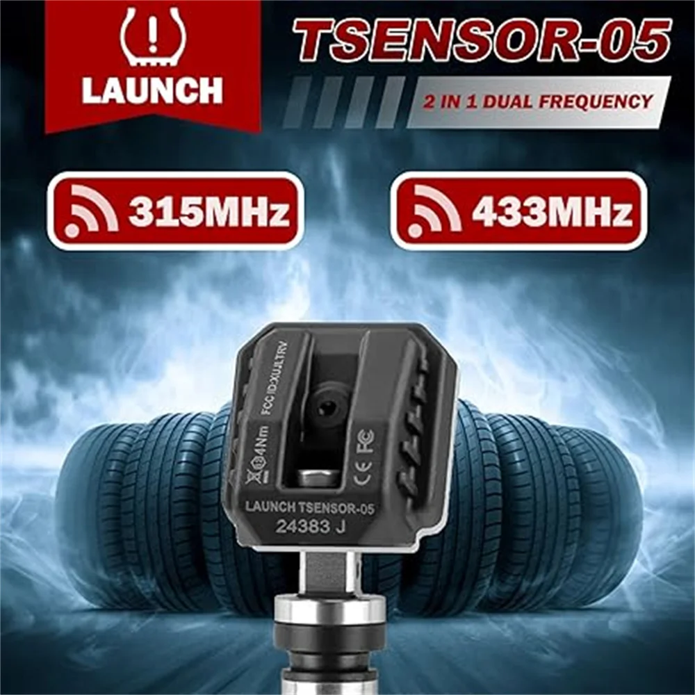 NEW LAUNCH X431 TESNSOR-05 315MHz & 433MHz 2 in 1 TPMS Sensor Tire Repair Tools Scanner Tire Pressure Sensors Tester Programming