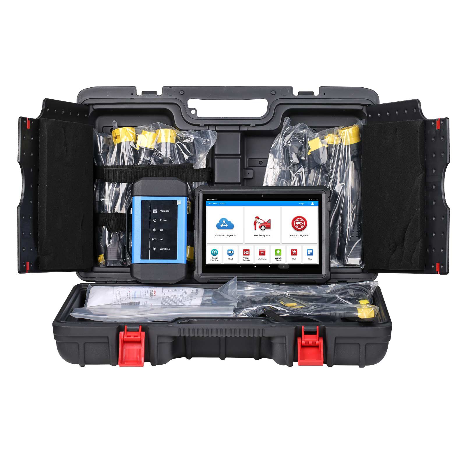 Lanzamiento original x431 v + hd3 WiFi / Bluetooth Heavy truck Diagnosis Tool actualización gratuita en línea