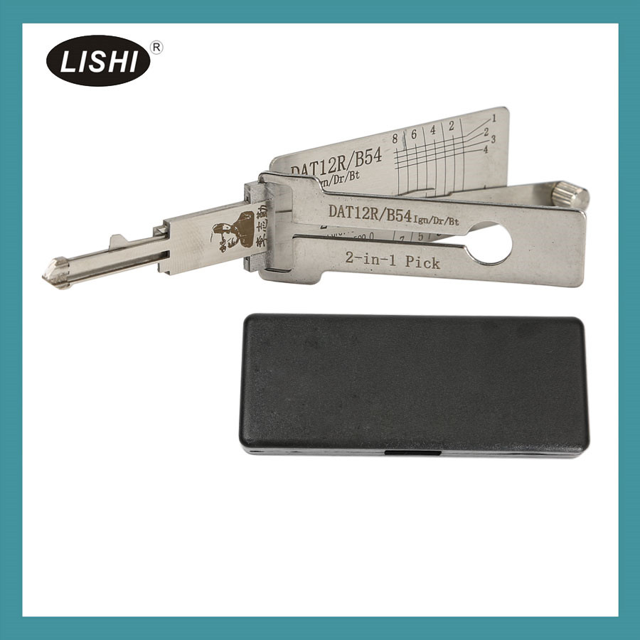 DAT12R/B54 LISHI 2 in 1 Auto Decoder Lock Plug Reader Car Hand Tool for HINO Car