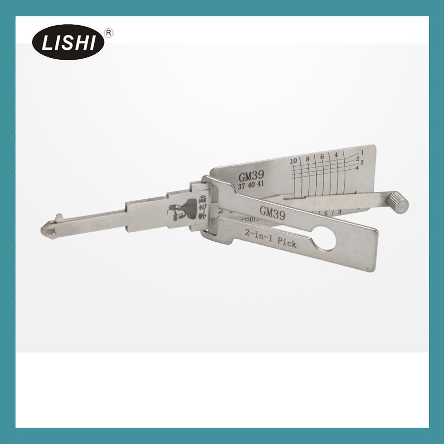 Lishi gm37 (39 40 41) 2 en 1 recogida automática y decodificador para GMC / Buick / Hummer