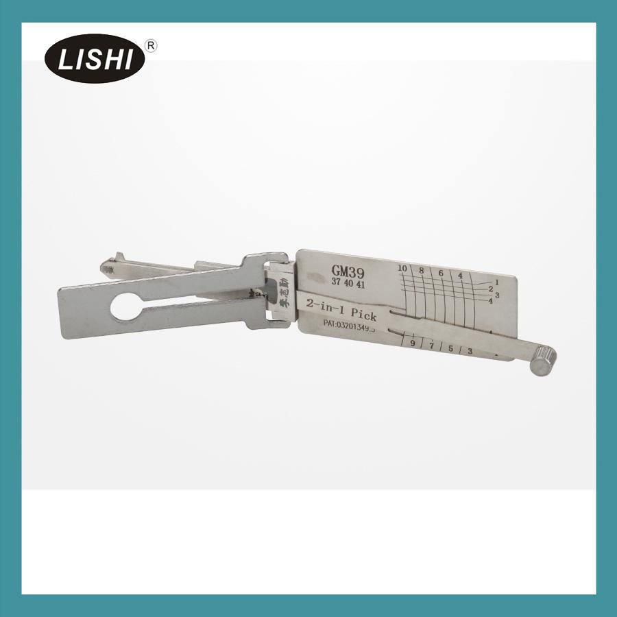 Lishi gm37 (39 40 41) 2 en 1 recogida automática y decodificador para GMC / Buick / Hummer