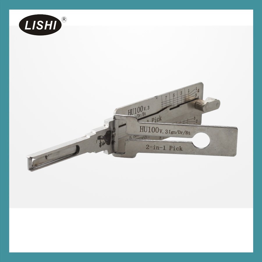 Original Lishi VW Hu66 2 In 1 Auto Lock Pick And Decoder Locksmith Tool