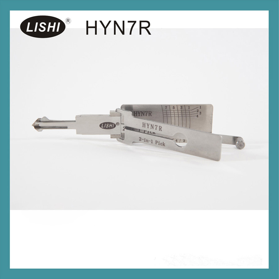 Lishi hyn7r 2 en 1 recogida automática y decodificador para Hyundai y Kia
