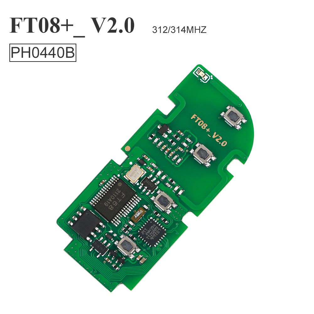 Lonsdor ft08 ph0440b ft08 - h0440c 312 / 314mhz Toyota SMART Key frecuencia PCB se puede cambiar a la versión actualizada