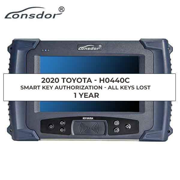 Lonsdor Toyota AKL Online Calculation 1 Year Activation for K518ISE K518S & KH100+ Support Latest Toyota & Lexus All Key Lost and Add Key