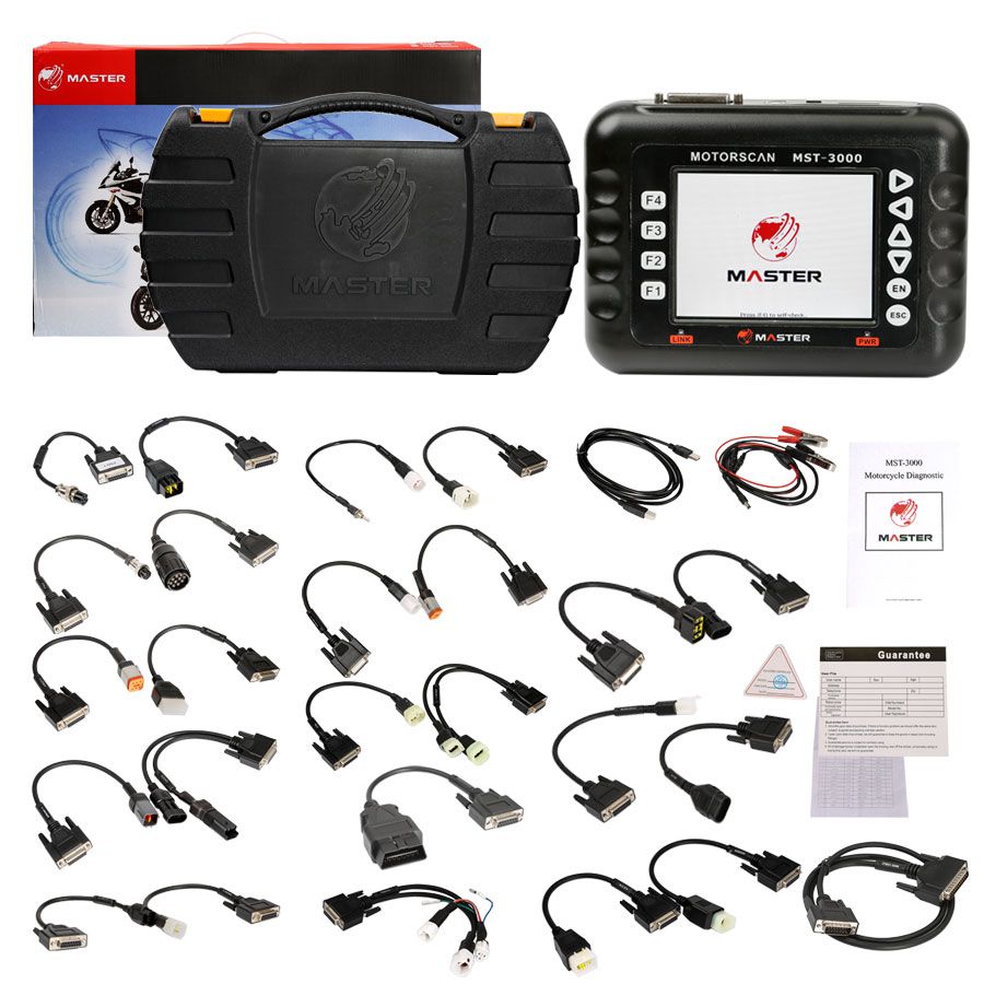 Master MST-3000 Southeast Asian Versio/Taiwan Version Universal Motorcycle Scanner Fault Code Scanner for Motorcycle