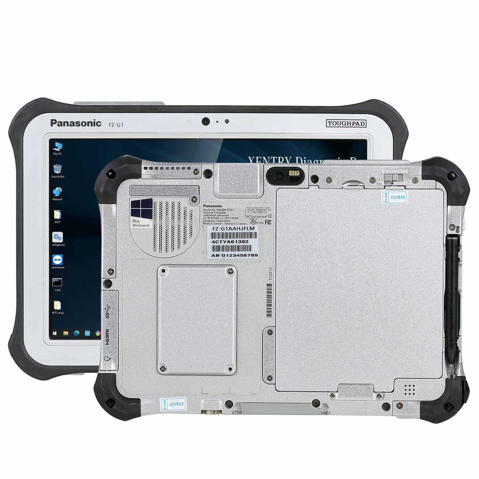 2023 Wifi MB SD Connect Compact 4 Doip With V2023.3 SSD Plus Panasonic FZ-G1 I5 3세대 태블릿 8G 언제든지 사용 가능