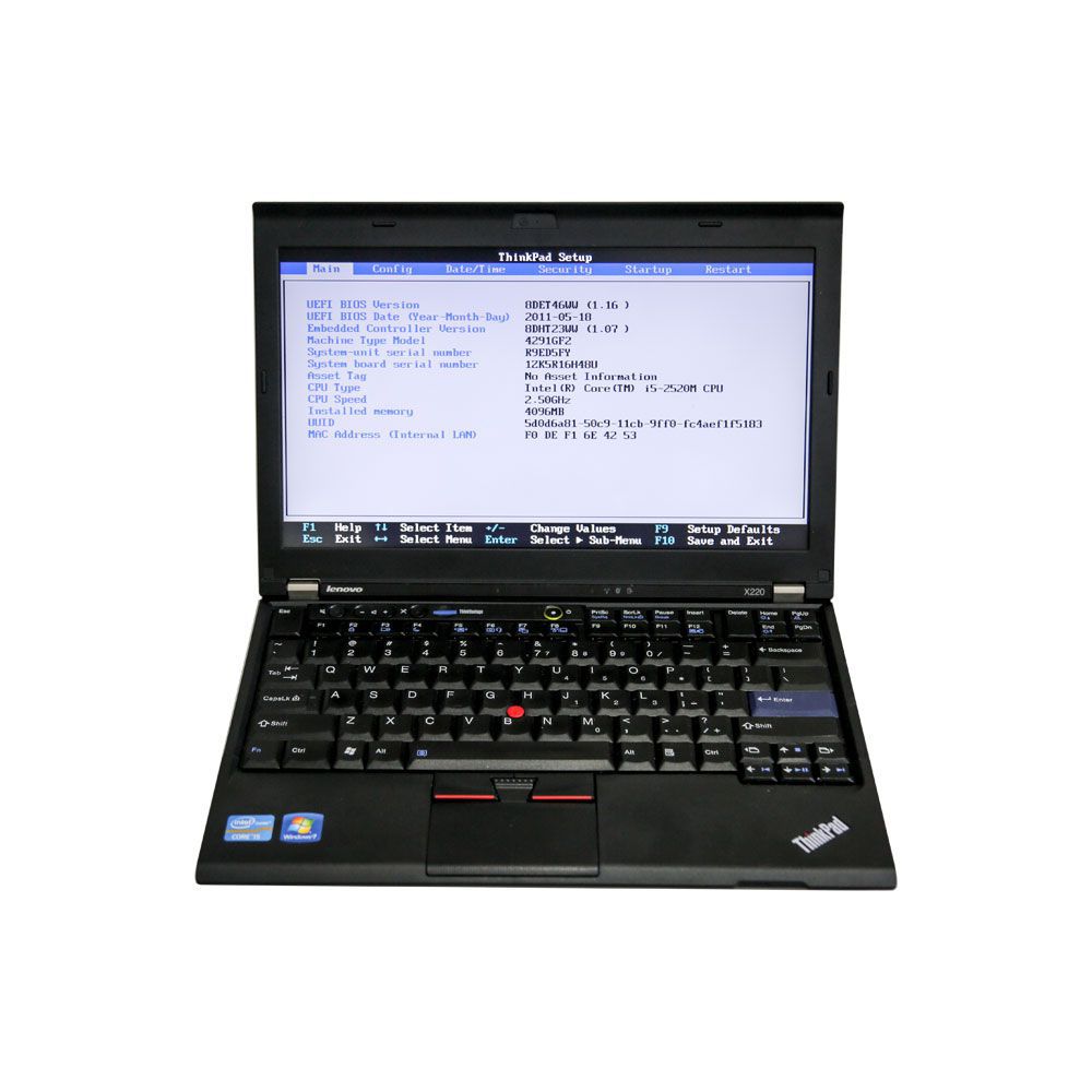 V2023.6 MB SD C4 Plus Support Doip with SSD on Lenovo X220 Laptop Software Installed Ready to Use Free Shipping by DHL