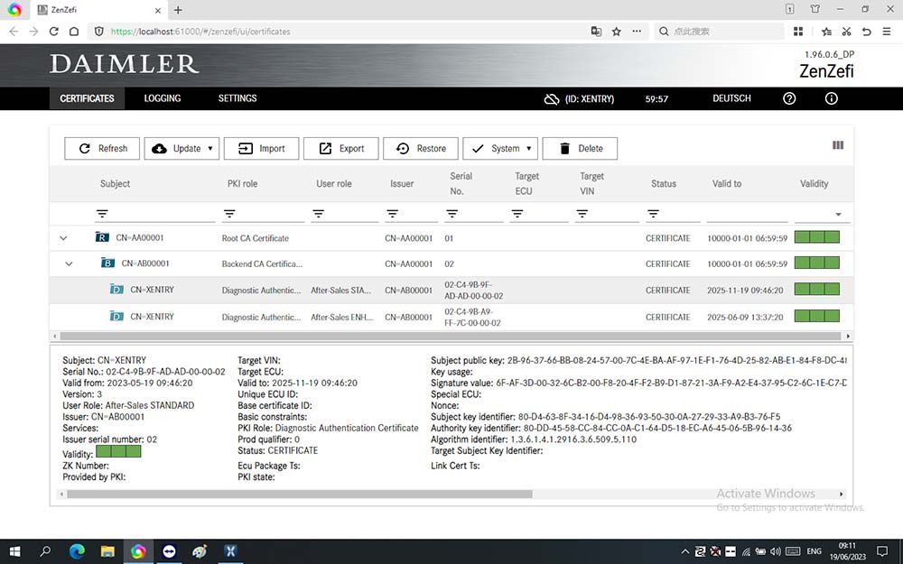 V2023.3 MB Star SD Connect C4 256G SSD WIN10 64비트 지원 HHT-WIN Vediamo DTS 모나코