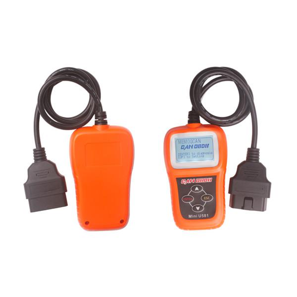 Memoscan Mini U581 CAN OBDII/EOBDII 리더는 다국어 온라인 업데이트를 지원합니다.