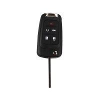 Buick 5 piezas / lote para modificar la carcasa de la llave de solapa de control remoto 5 botones