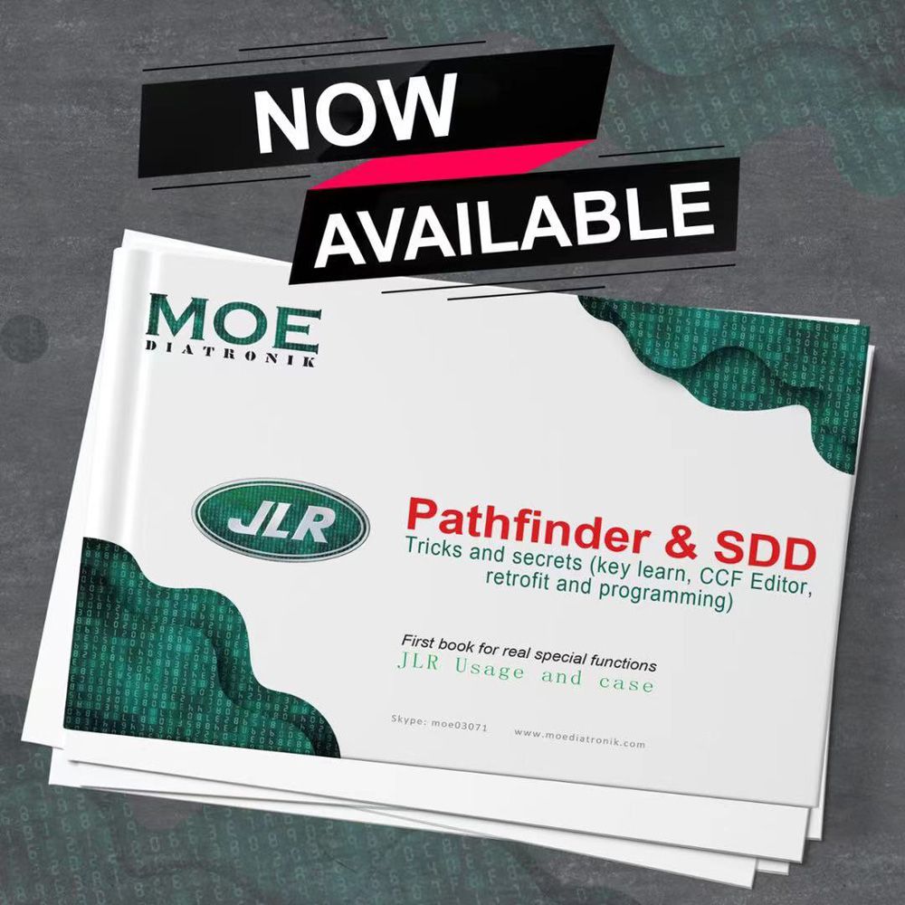 Moe JLR Pathfinder 및 SDD 브로셔(팁 및 비밀) 무료 배송