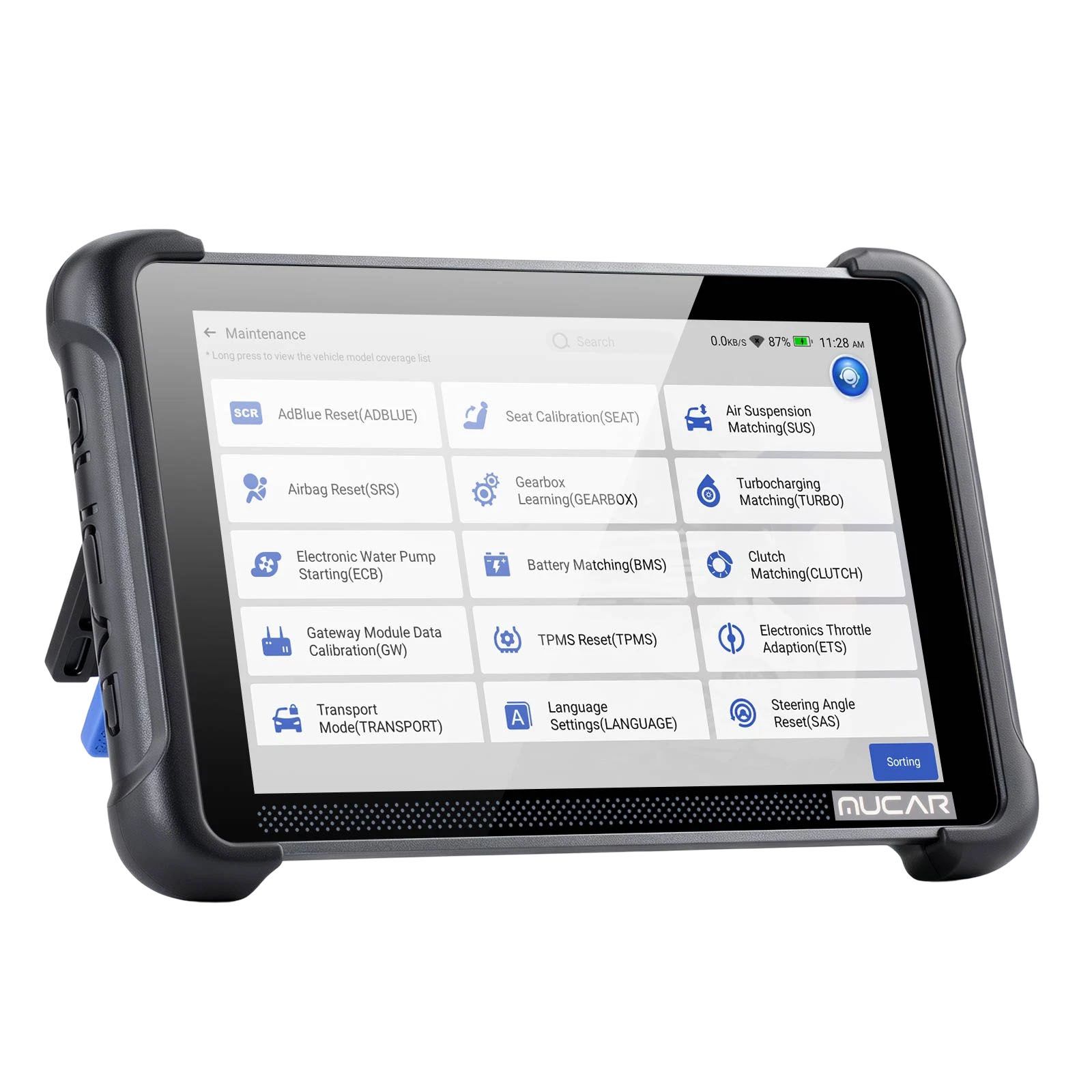 MUCAR 892BT PRO AI-Assisted Bluetooth Diagnostic Scanner Supports Topology Mapping, CANFD & DOIP & J2534, 35 Resets, ECU Coding, Upgrade of 892BT