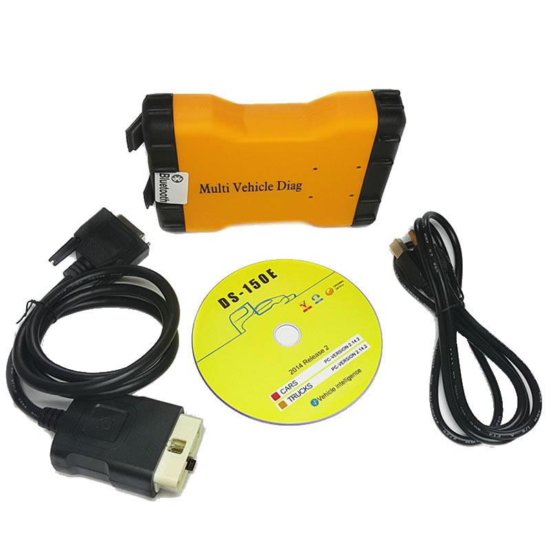 Promotion 2020.3 New TCS CDP+ Multi Vehicle Diag Yellow Version With Bluetooth