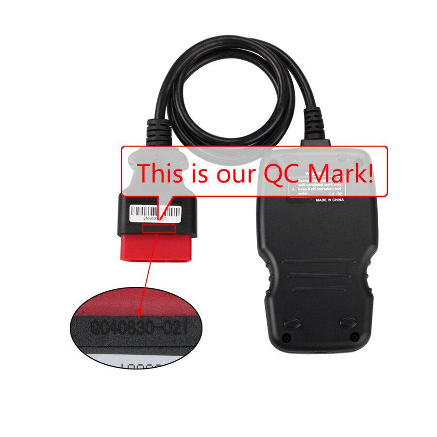 새로운 OM123 OBD2 EOBD CAN 핸드헬드 엔진 코드 리더기 다국어(블랙)