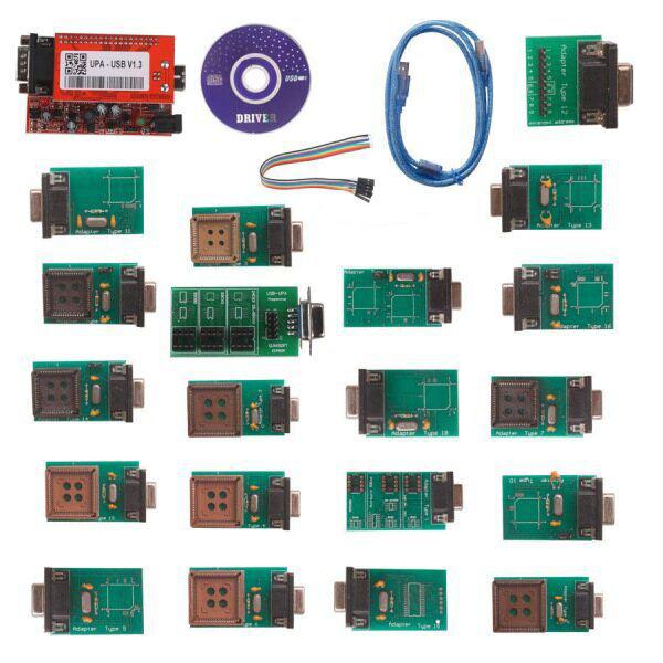 Un nuevo programador USB UPA con un acoplamiento completo con función nec