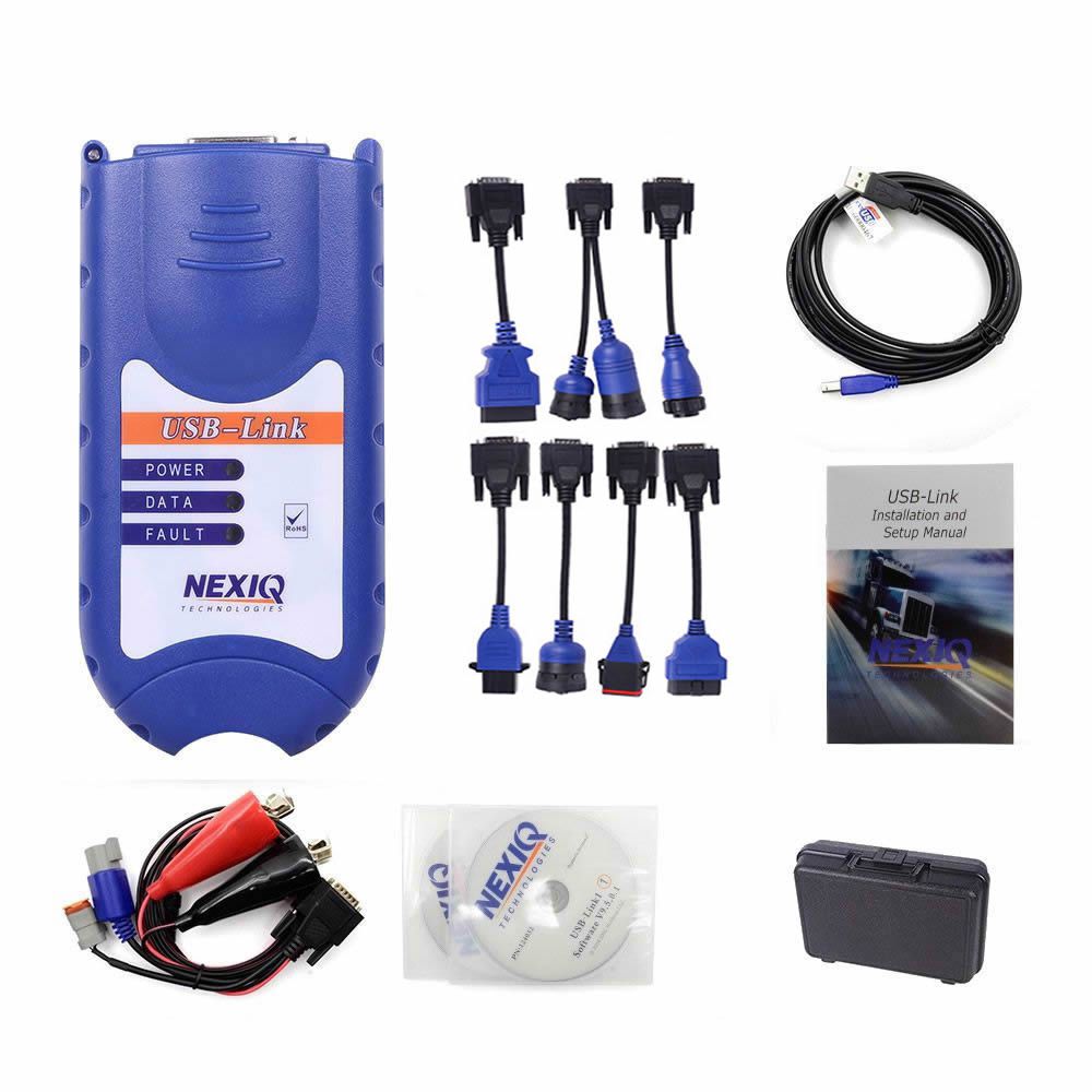 NEXIQ USB Link + Software Diesel Truck Diagnose Interface And Software Full Set