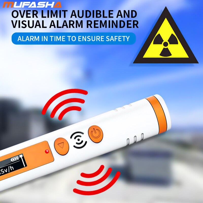 MUFASHA  Pen Type Nuclear Radiation Detector X-ray Y-ray B-ray with Built-in Lithium Battery Mini-Size