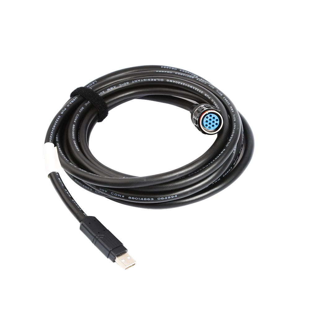 El cable superior obd2 a USB del escáner de diagnóstico de camiones Volvo vocom II 88890300 88890305
