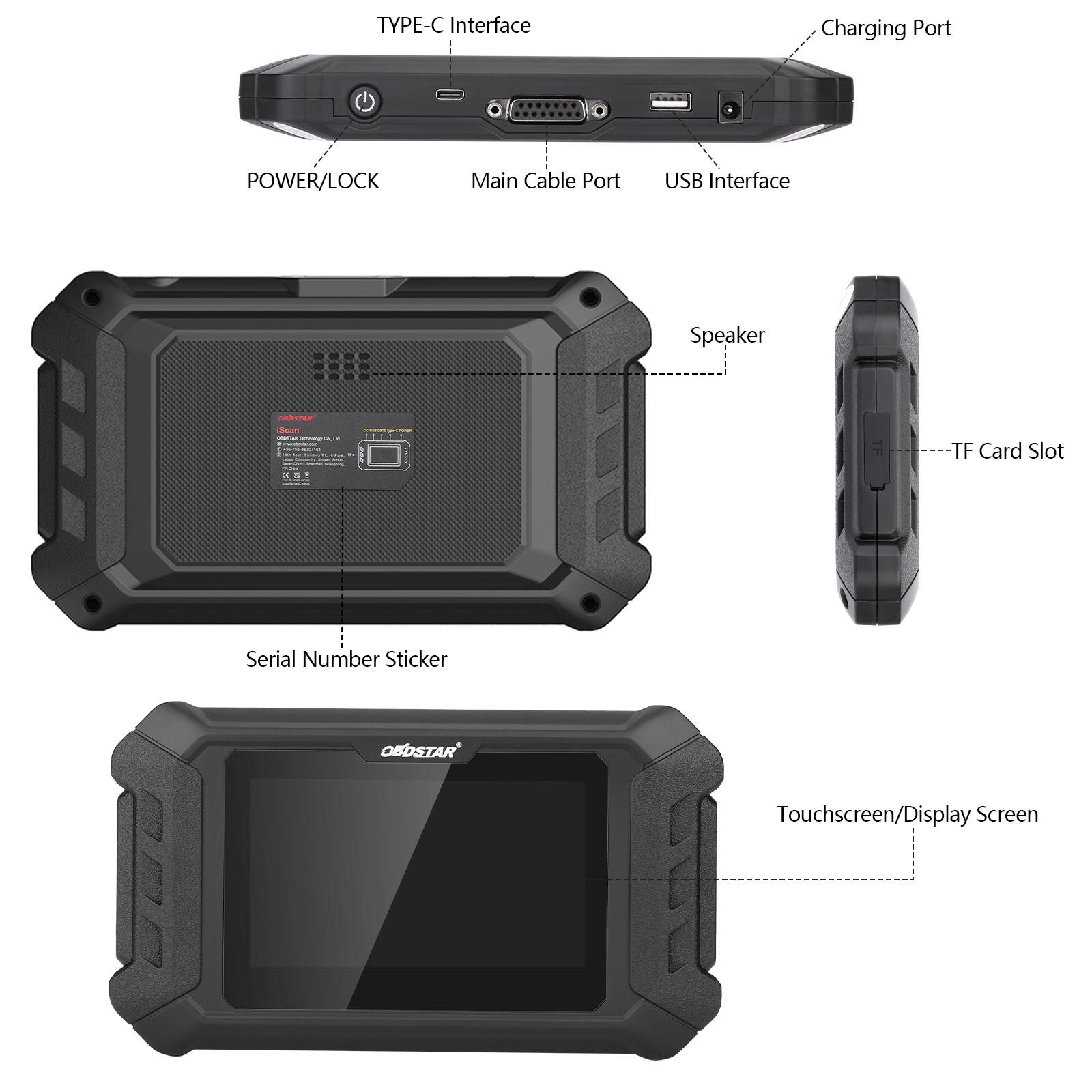 OBDSTAR iScan for Honda Motorcycle Diagnostic Tool