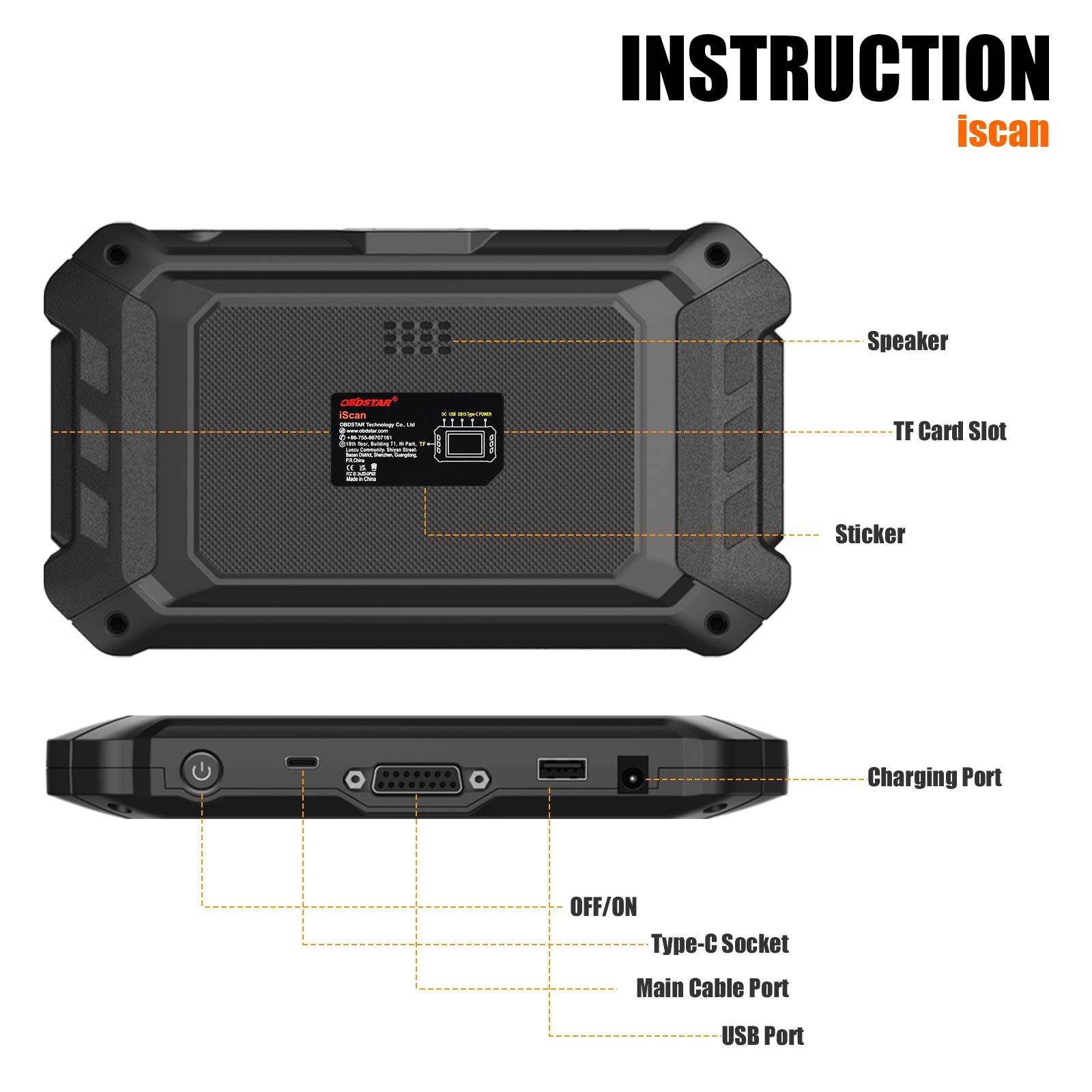 OBDSTAR iScan for YAMAHA Marine Diagnostic Tool Code Reading Code Clearing Data Flow Action Test for 2003 -2022 All Jet Ski Outboard model