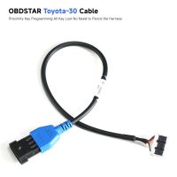 OBDSTAR Toyota-30 Cable Proximity Key Programming All Key Lost Support 4A and 8A-BA No Need to Pierce the Harness for X300DP Plus/ X300 Pro4