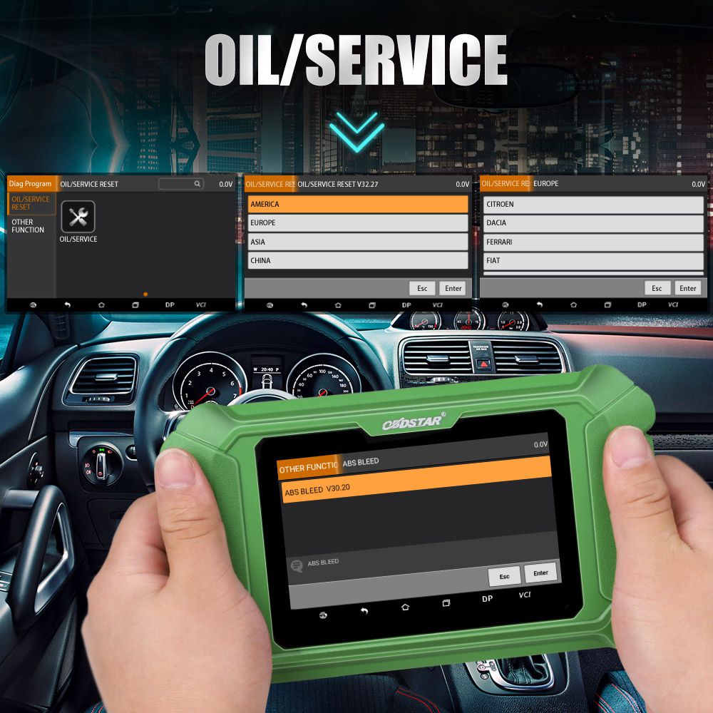 OBDSTAR X200 Pro2 Oil Reset Tool Support Car Maintenance to Year 2020