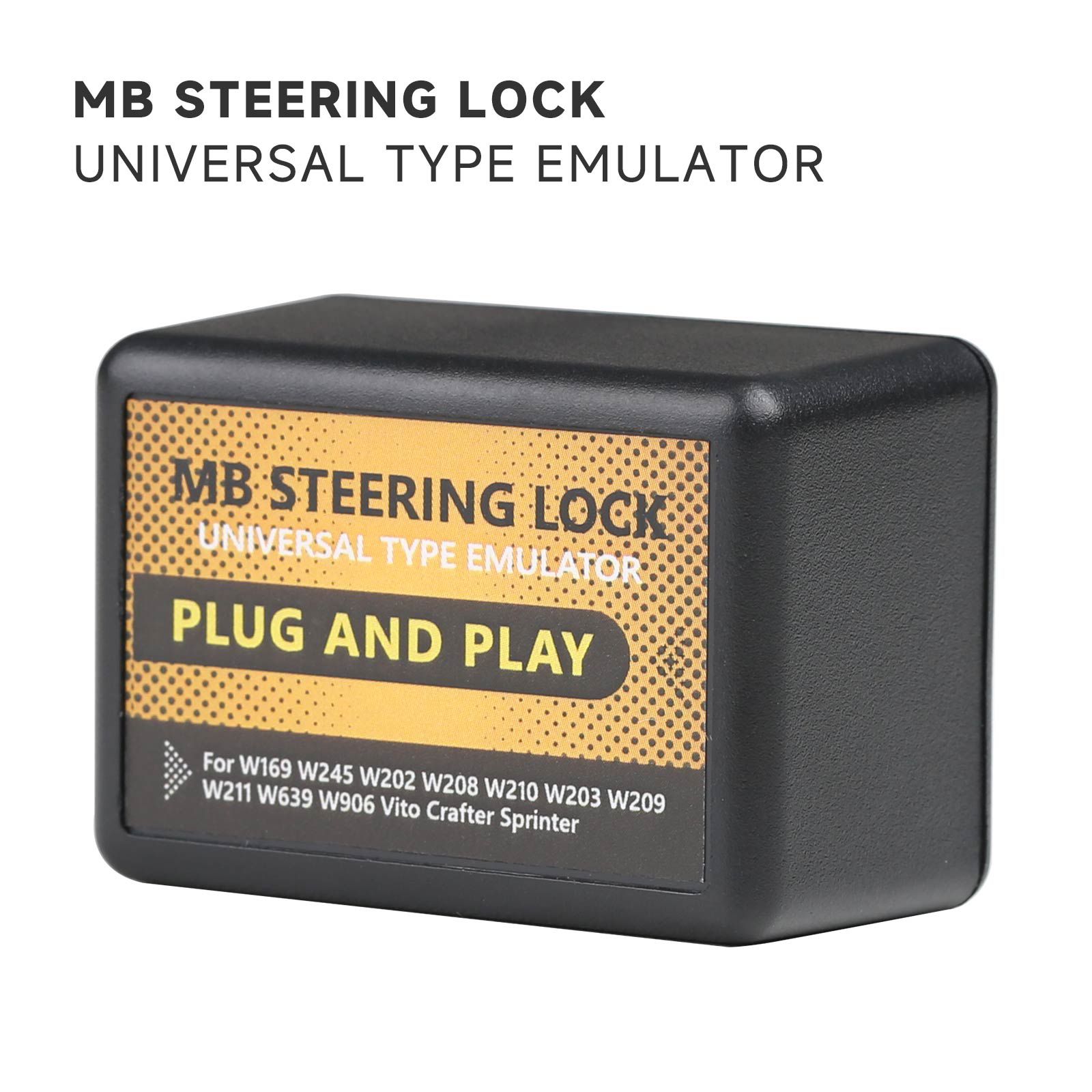 OEM Universal Steering Lock Emulator for Mercedes-Benz W169 W245 W202 W208 W210 W203 W209 W211 W639 W906 Plug and Play