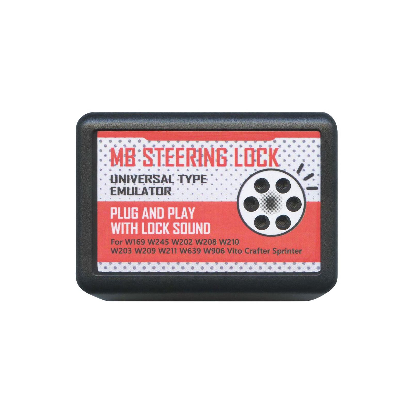 OEM Universal Steering Lock Emulator for Mercedes-Benz W169 W245 W202 W208 W210 W203 W209 W211 W639 W906 Plug and Play With Lock Sound