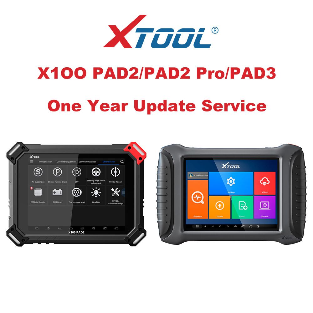 XTOOL X100 PAD2/PAD2 Pro/PAD3 1년 업데이트 서비스