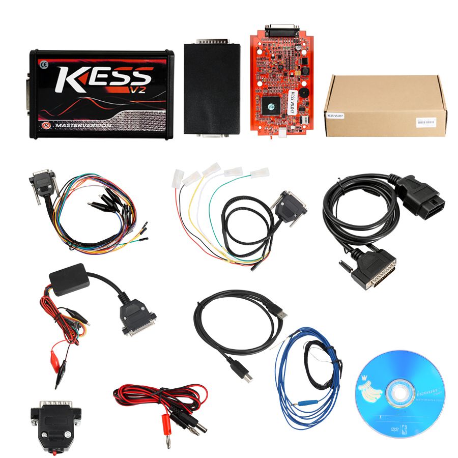 온라인 버전 Kess V5.017, Red PCB 140 프로토콜 지원 토큰 제한 없이 무료 배송