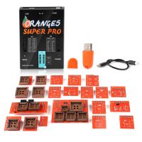 Orange5 Super Pro V1.38 Programming Tool With Full Adapter not Need USB Dongle for Airbag Dash Modules Fully Activated