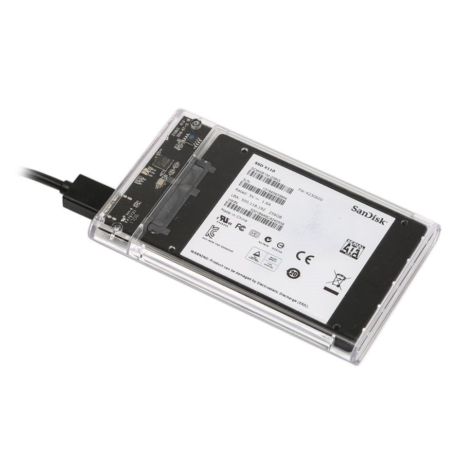 ORICO 2139U3 하드 드라이브 섀시 2.5인치 투명 USB3.0 지원 UASP 프로토콜